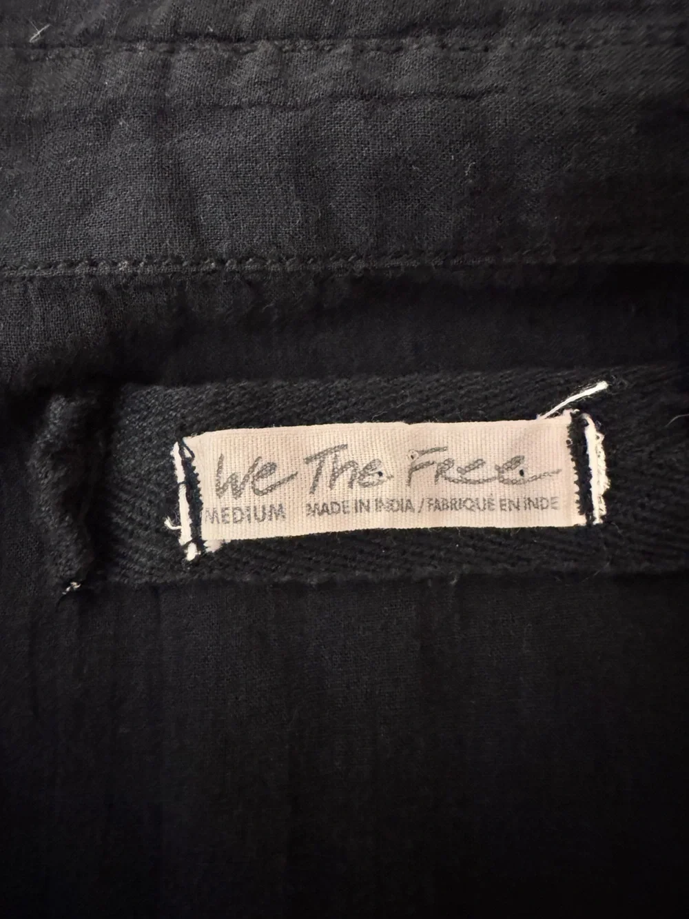 We The Free Float Away Shirt in Black - Picture 6 of 8